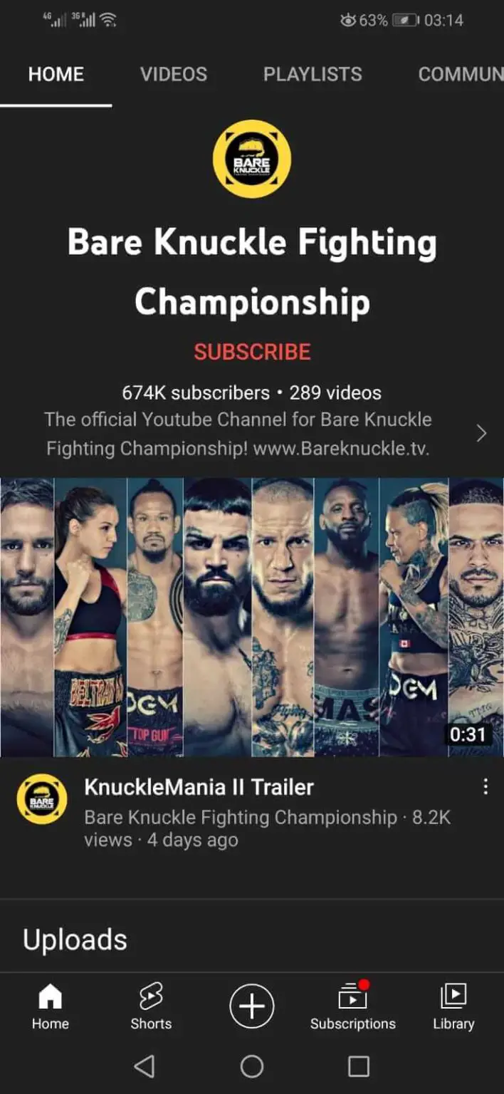 How To watch Bare Knuckle Fighting Championship (BKFC) MMA Panda