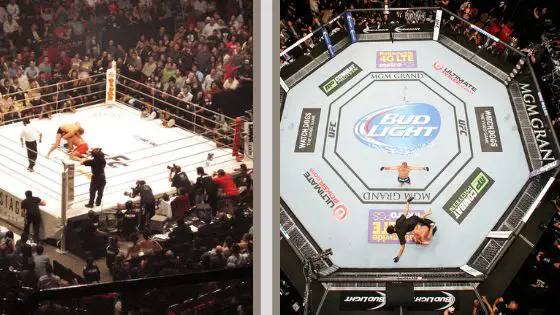 You are currently viewing MMA in a Cage Vs. MMA in a Ring, What is Best?