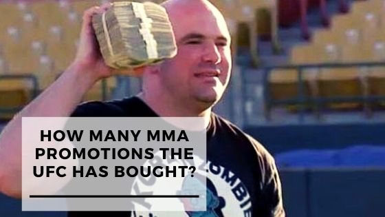 How Many MMA Promotions/Organizations the UFC has Bought?