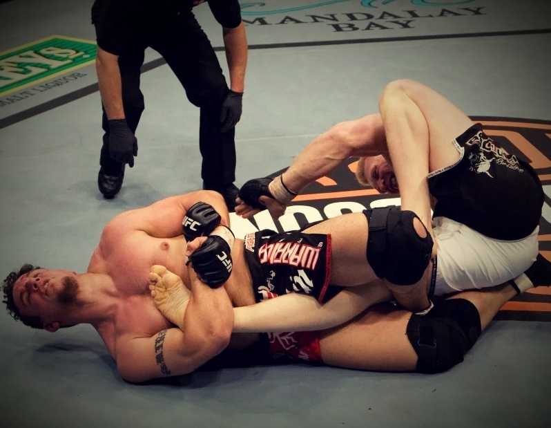 Frank Mir was wearing knee wraps and ankle wraps when he submitted Brock Lesnar