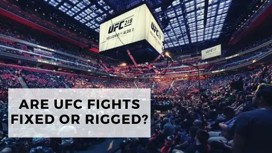 Are UFC Fights Fixed or Rigged?