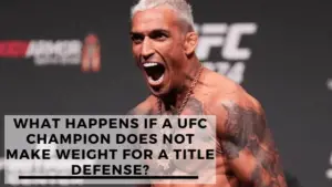Read more about the article What Happens If a UFC Champ Doesn’t Make Weight For A Title Defense?